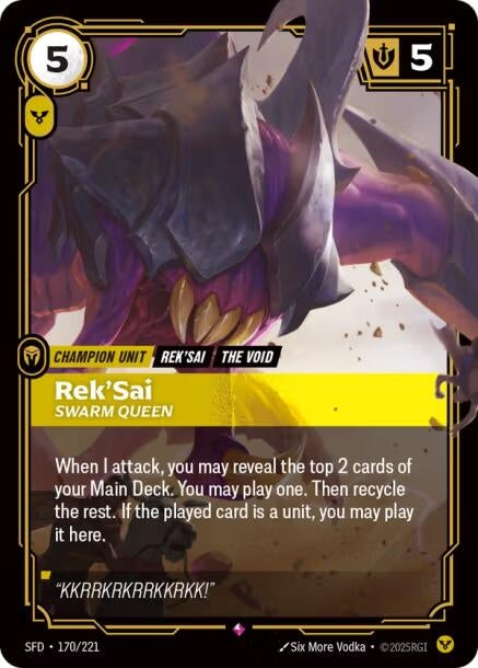Rek'Sai - Swarm Queen (Spiritforged) (170/221)