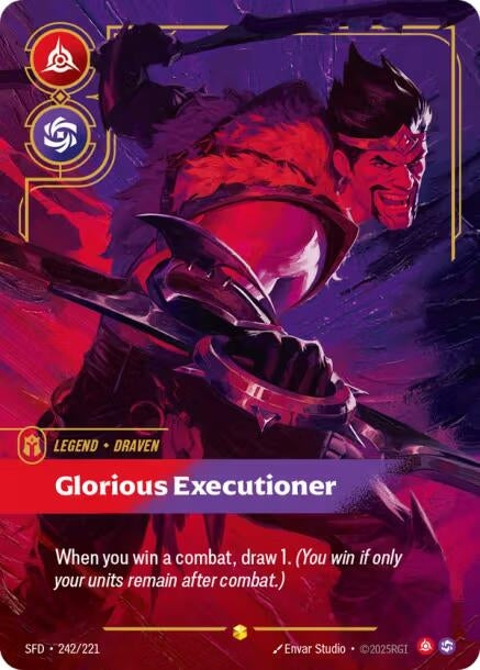 Draven - Glorious Executioner (Overnumbered) (Spiritforged) (242/221)
