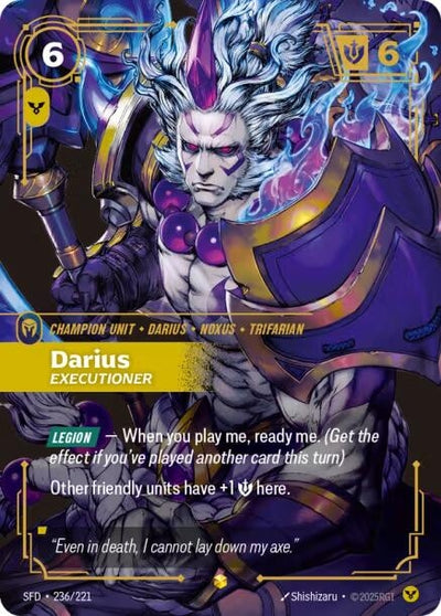 Darius - Executioner (Overnumbered) (Spiritforged) (236/221)