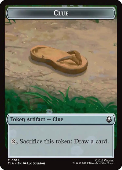Clue (0014) // Copy (0002) Double-Sided Token (14 // 2)