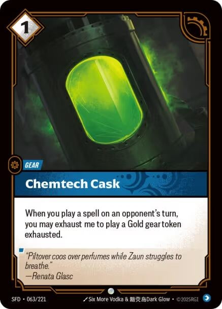 Chemtech Cask (Spiritforged) (063/221)