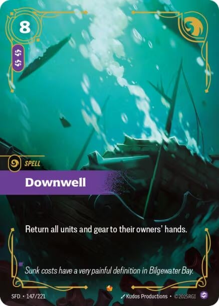 Image for Downwell (Spiritforged) (147/221) - Riftbound: League of Legends Trading Card Game