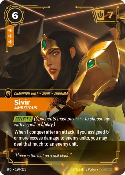 Sivir - Ambitious (Spiritforged) (120/221)