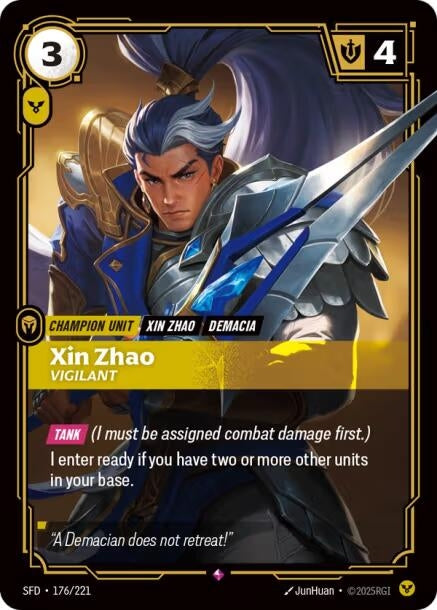 Xin Zhao - Vigilant (Spiritforged) (176/221)