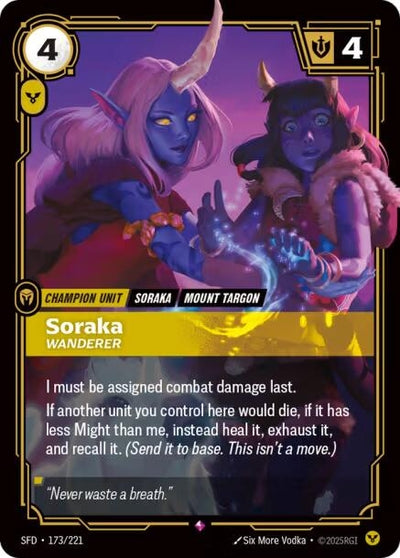 Soraka - Wanderer (Spiritforged) (173/221)