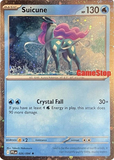 Suicune (Cosmos Holo) (Gamestop Exclusive) (026/094)