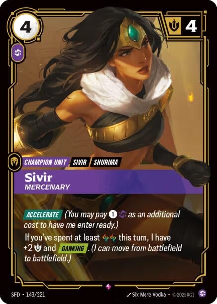 Sivir - Mercenary (Spiritforged) (143/221)
