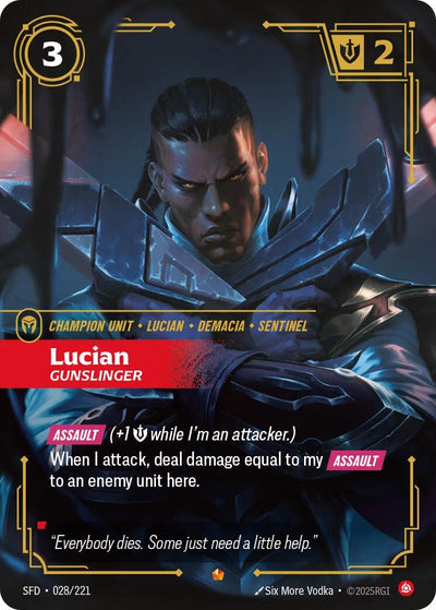 Lucian - Gunslinger (Spiritforged) (028/221)