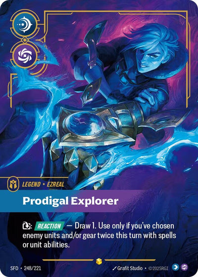 Ezreal - Prodigal Explorer (Overnumbered) (Spiritforged) (248/221)