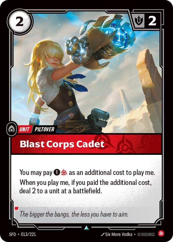 Blast Corps Cadet (Spiritforged) (013/221)