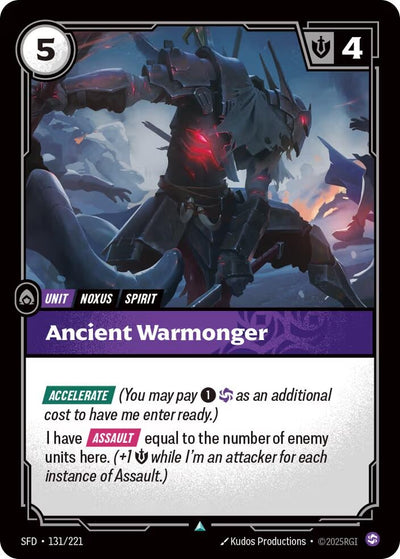 Ancient Warmonger (Spiritforged) (131/221)