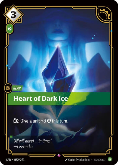 Heart of Dark Ice (Spiritforged) (052/221)