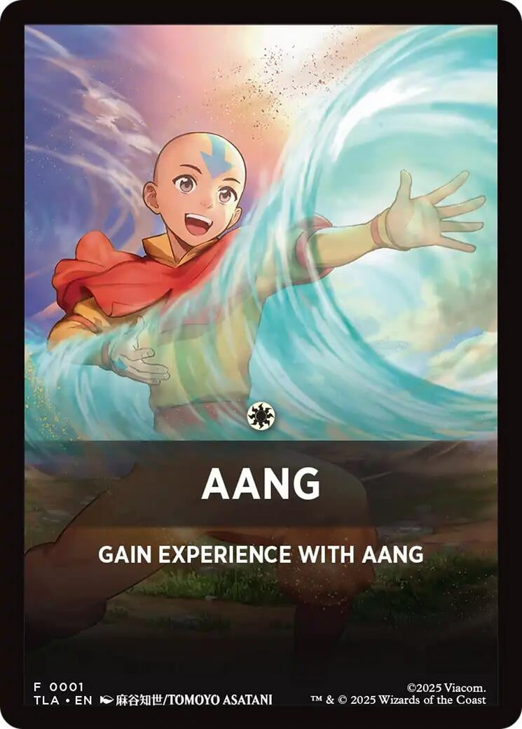 Image for Aang Theme Card (1) - Magic: The Gathering
