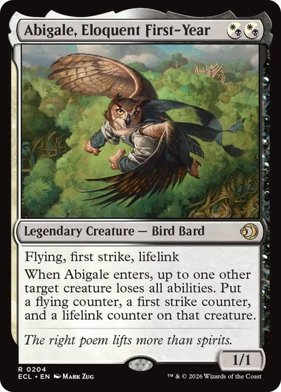 Abigale, Eloquent First-Year (Lorwyn Eclipsed) (204)