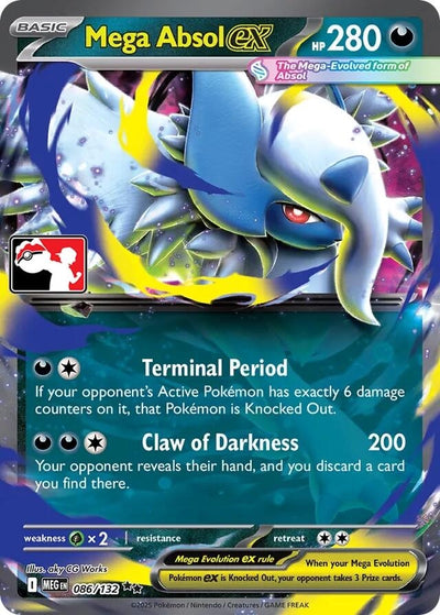 Mega Absol ex (Prize Pack Series Cards) (086/132)