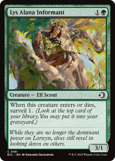 Lys Alana Informant (Lorwyn Eclipsed) (181)