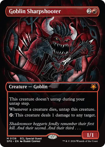 Goblin Sharpshooter (Borderless) (Special Guests) (136)