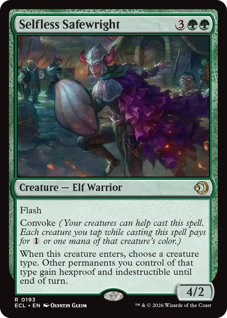 Selfless Safewright (Lorwyn Eclipsed) (193)