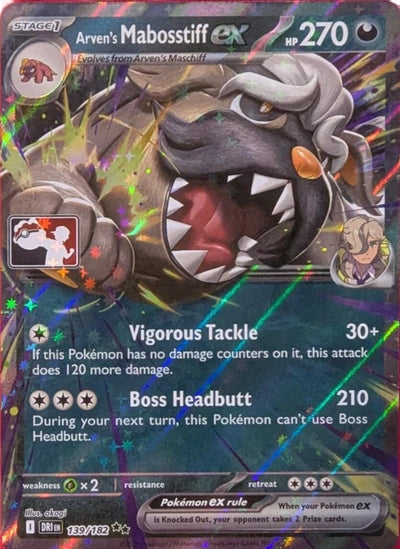 Arven's Mabosstiff ex (Prize Pack Series Cards) (139/182)