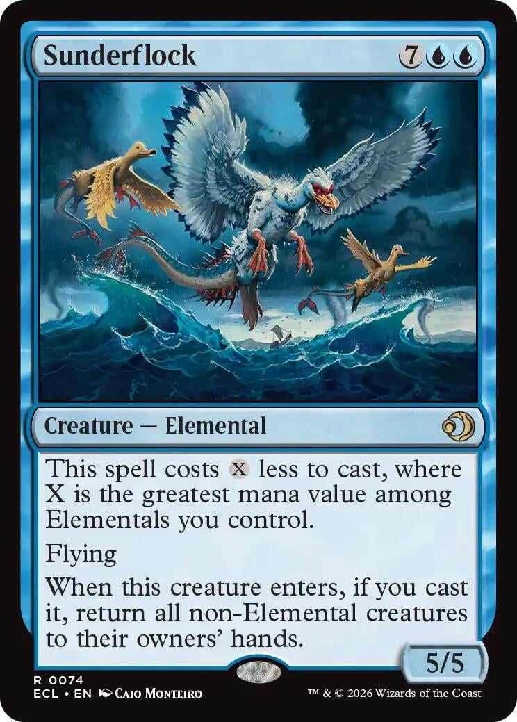 Image for Sunderflock (74) - Magic: The Gathering