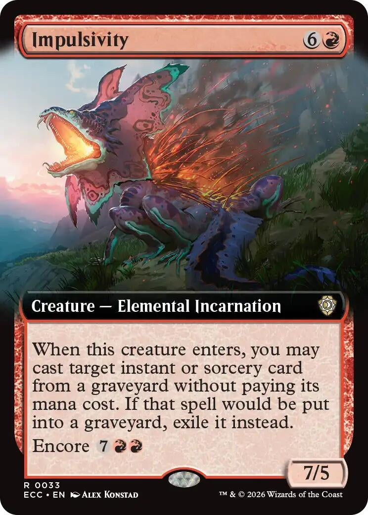 Image for Impulsivity (Extended Art) (33) - Magic: The Gathering