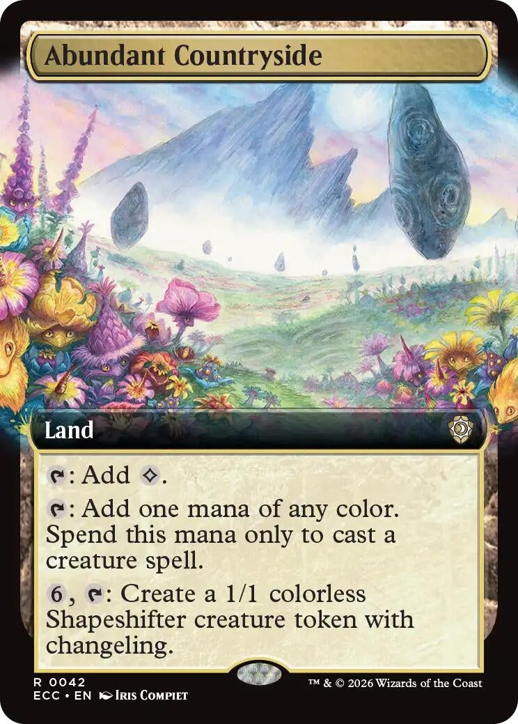 Image for Abundant Countryside (Extended Art) (42) - Magic: The Gathering
