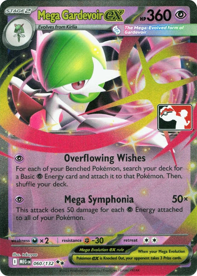 Mega Gardevoir ex (Prize Pack Series Cards) (060/132)