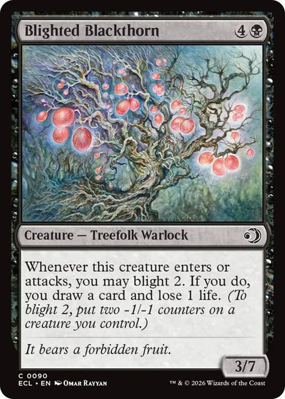 Blighted Blackthorn (Lorwyn Eclipsed) (90)