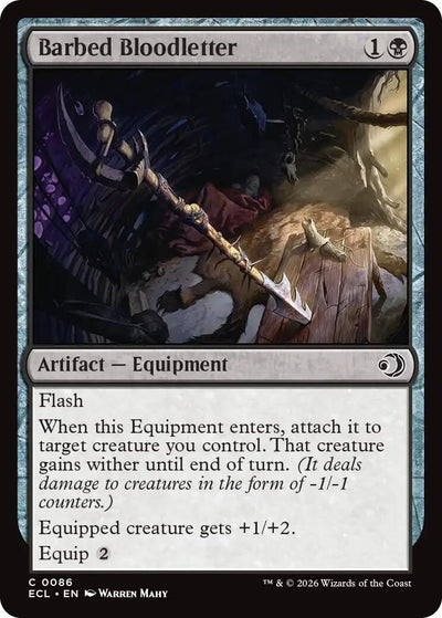 Barbed Bloodletter (Lorwyn Eclipsed) (86)