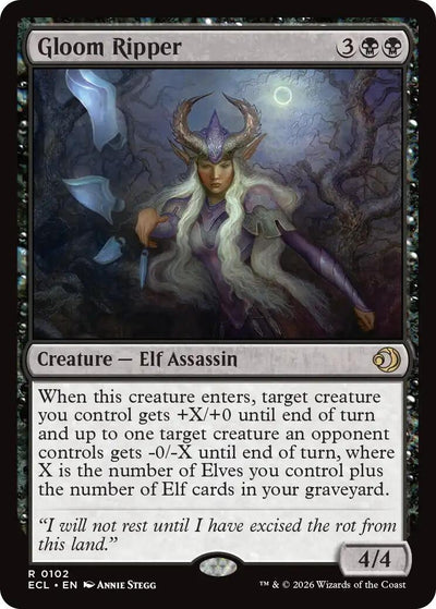 Gloom Ripper (Lorwyn Eclipsed) (102)