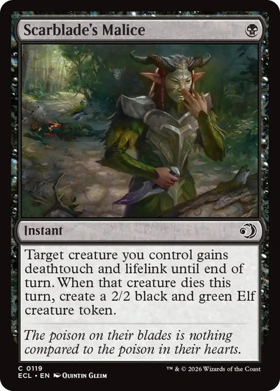 Scarblade's Malice (Lorwyn Eclipsed) (119)