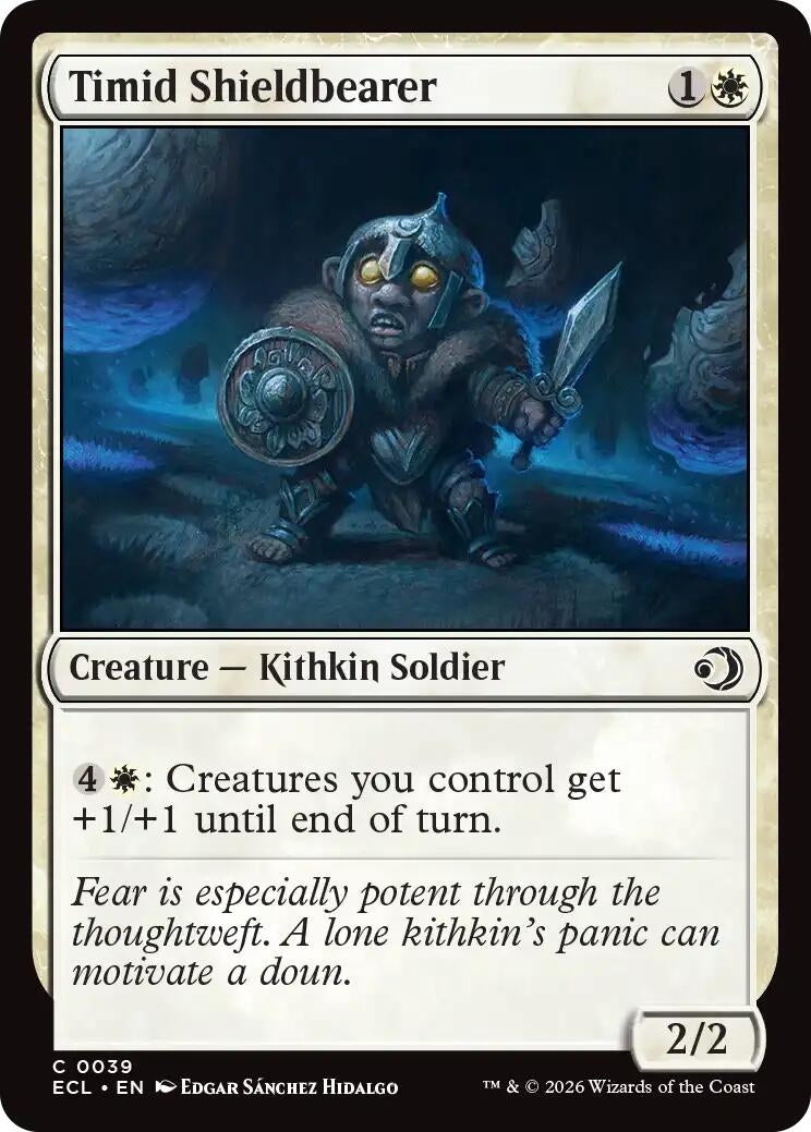 Timid Shieldbearer (Lorwyn Eclipsed) (39)