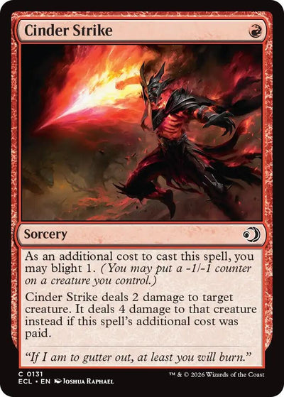 Cinder Strike (Lorwyn Eclipsed) (131)