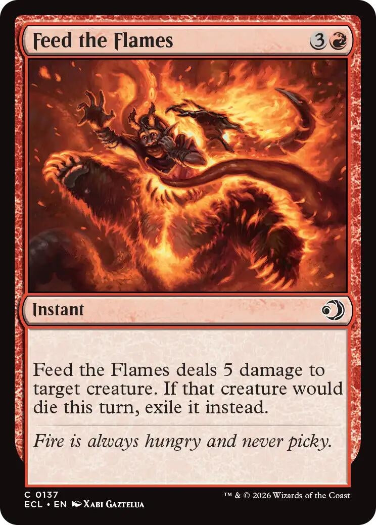 Feed the Flames (Lorwyn Eclipsed) (137)