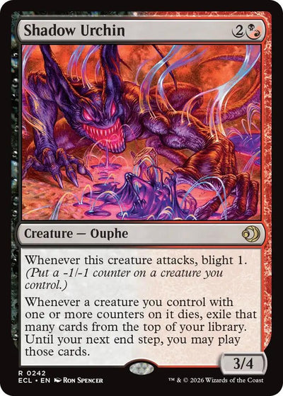 Shadow Urchin (Lorwyn Eclipsed) (242)