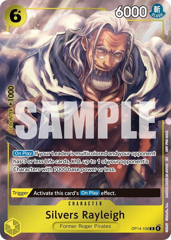 Silvers Rayleigh (Dash Pack) (The Azure Sea's Seven) (OP14-108)