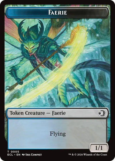 Faerie // Goblin Double-Sided Token (Lorwyn Eclipsed) (5 // 6)
