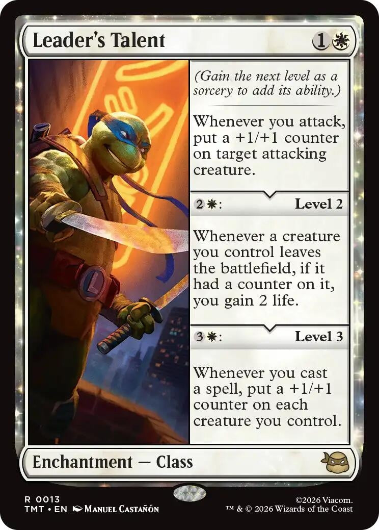 Image for Leader's Talent (Teenage Mutant Ninja Turtles) (13) - Magic: The Gathering