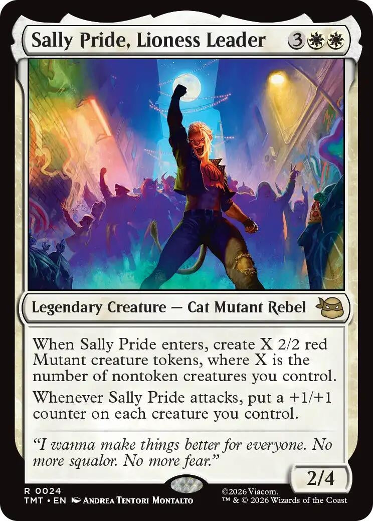 Image for Sally Pride, Lioness Leader (Teenage Mutant Ninja Turtles) (24) - Magic: The Gathering