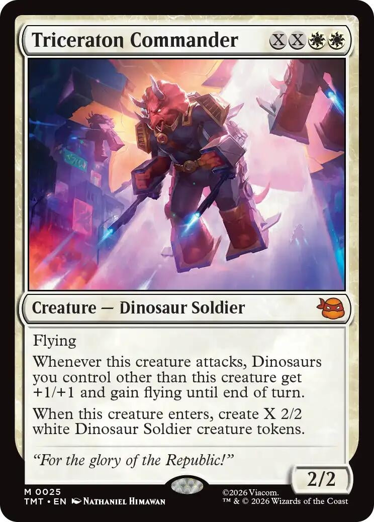 Image for Triceraton Commander (Teenage Mutant Ninja Turtles) (25) - Magic: The Gathering