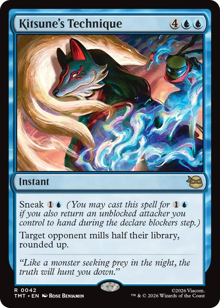 Image for Kitsune's Technique (Teenage Mutant Ninja Turtles) (42) - Magic: The Gathering
