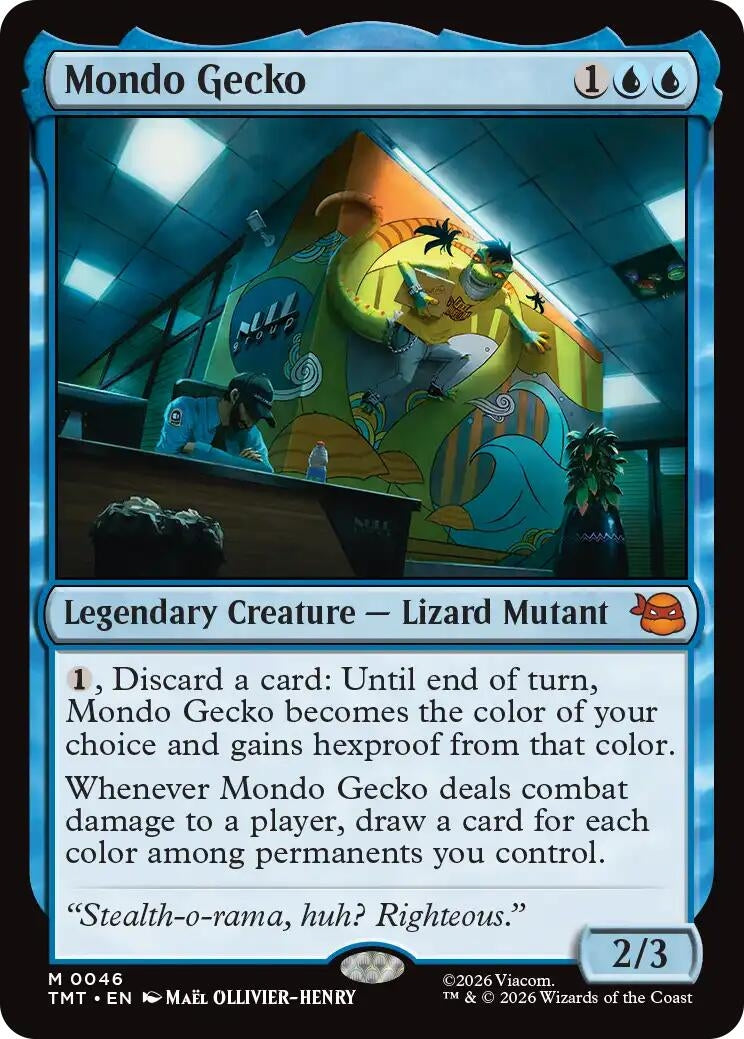 Image for Mondo Gecko (Teenage Mutant Ninja Turtles) (46) - Magic: The Gathering
