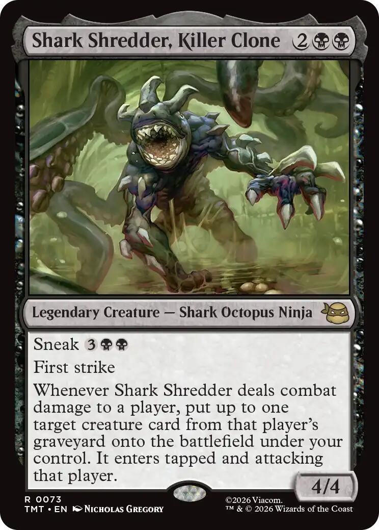 Image for Shark Shredder, Killer Clone (Teenage Mutant Ninja Turtles) (73) - Magic: The Gathering