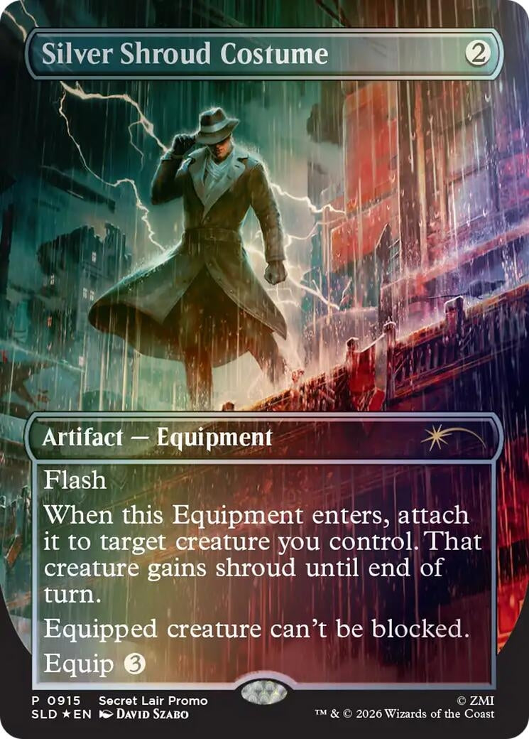 Image for Silver Shroud Costume (Secret Lair Drop Series) (915) (SLD) - Magic: The Gathering