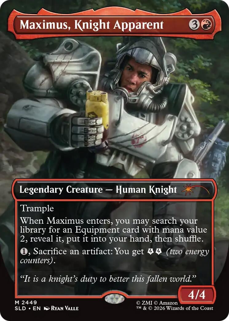 Image for Maximus, Knight Apparent (Secret Lair Drop Series) (2449) (SLD) - Magic: The Gathering