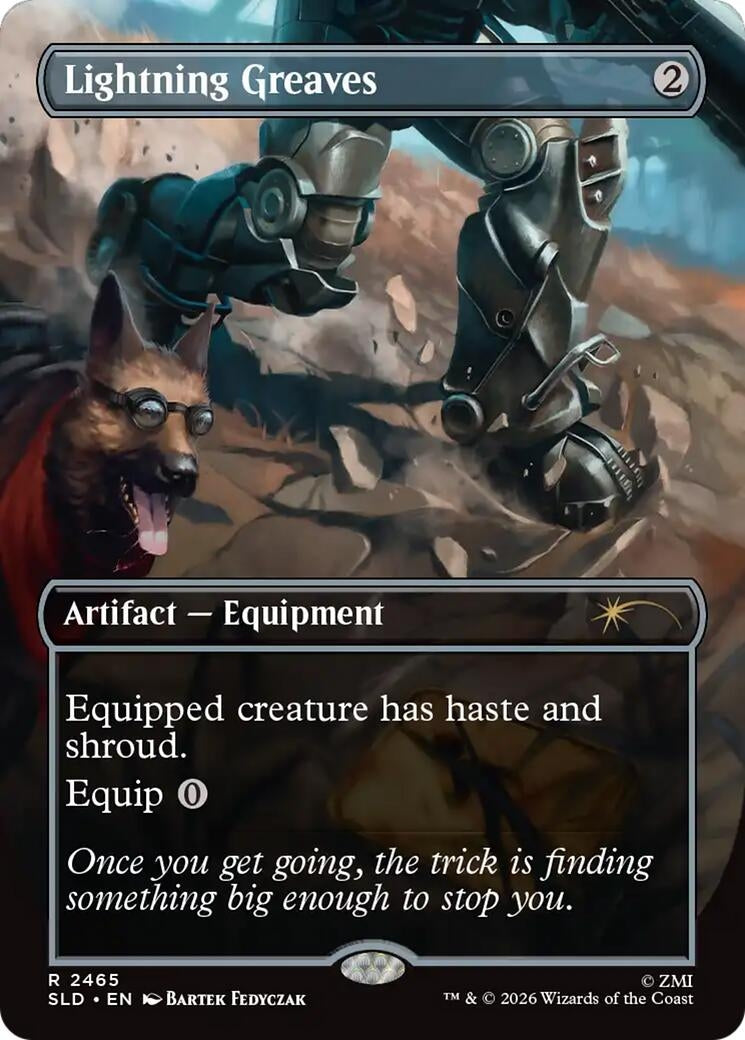 Image for Lightning Greaves (2465) (Secret Lair Drop Series) (2465) (SLD) - Magic: The Gathering
