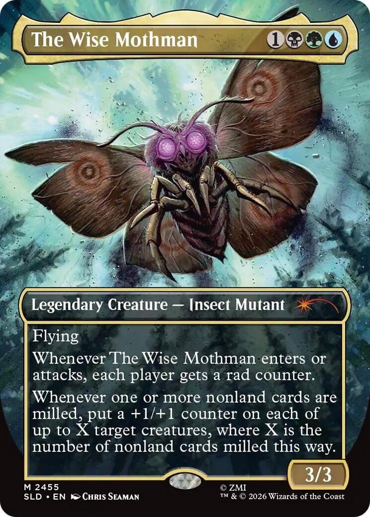Image for The Wise Mothman (Secret Lair Drop Series) (2455) (SLD) - Magic: The Gathering