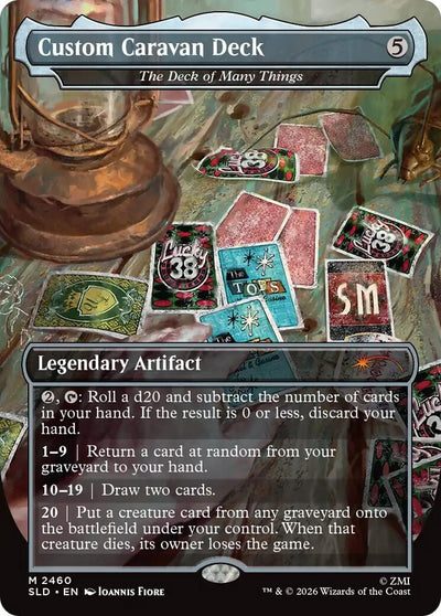 Custom Caravan Deck - The Deck of Many Things (Secret Lair Drop Series) (2460) (SLD)