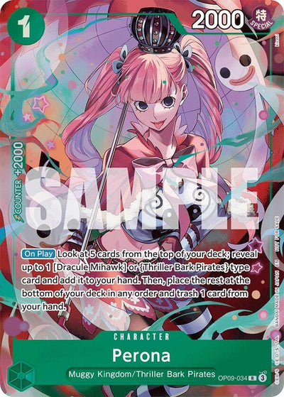 Perona - OP09-034 (Extra Booster: One Piece Heroines Edition) (OP09-034)