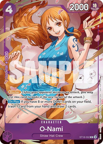 O-Nami - ST18-002 (Extra Booster: One Piece Heroines Edition) (ST18-002)